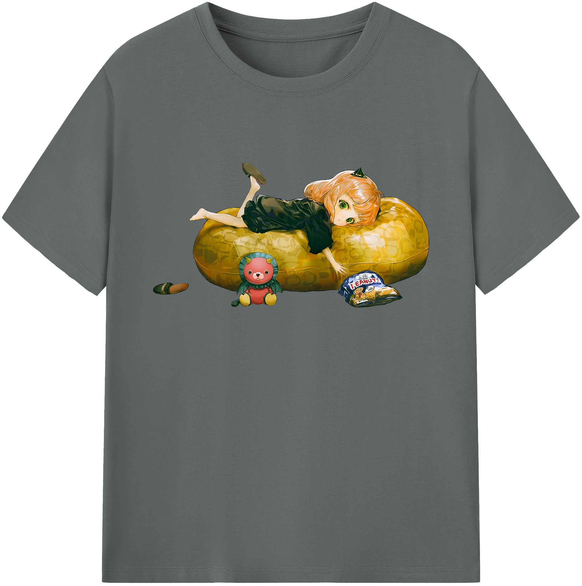 （画像用） SPY×FAMILY间谍家家酒 綿100％ メンズ半袖Tシャツ｜肌触りやわらか＆通気性